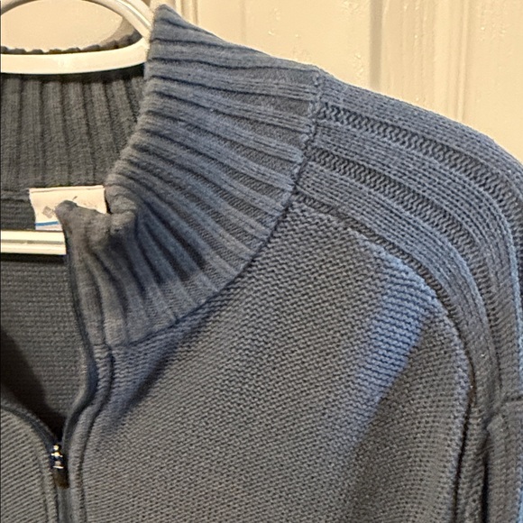 Men's Navy Blue Sweater Columbia - Picture 6 of 7